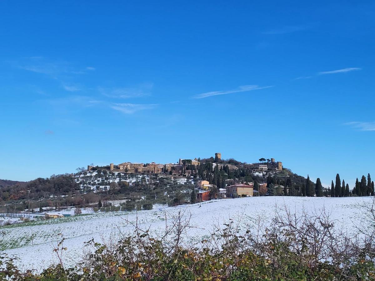 Casa Per L'Osticcio Vista Sulla Val D'Orcia Leilighet Montalcino Eksteriør bilde