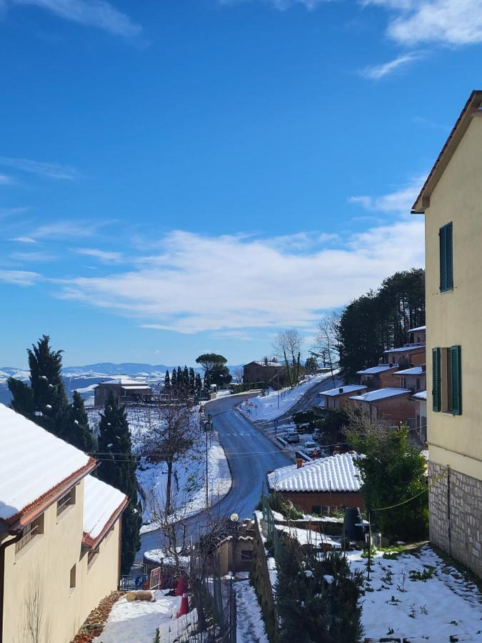 Casa Per L'Osticcio Vista Sulla Val D'Orcia Leilighet Montalcino Eksteriør bilde