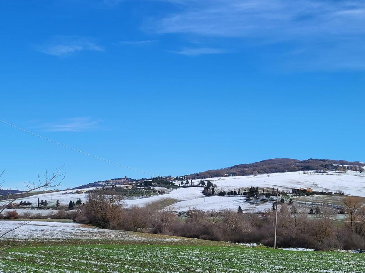 Casa Per L'Osticcio Vista Sulla Val D'Orcia Leilighet Montalcino Eksteriør bilde